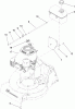Rasenmäher 22189TE - Toro 53cm Heavy-Duty Rear Bagger Lawn Mower (SN: 310000001 - 310999999) (2010) Ricambi ENGINE AND FUEL TANK ASSEMBLY