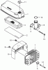 Spareparts AIR FILTER AND MUFFLER ASSEMBLY