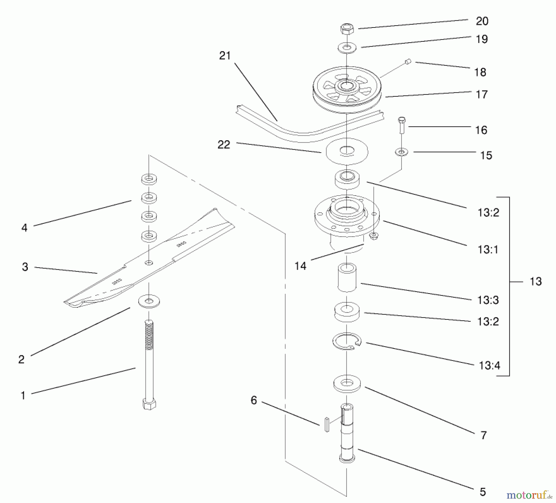  Rasenmäher für Großflächen 30178 - Toro Mid-Size ProLine Mower, Gear Drive, 15 hp, 36