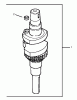 Spareparts CRANKSHAFT ASSEMBLY KOHLER CV15T-41629