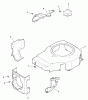 Spareparts BLOWER HOUSING AND BAFFLES ASSEMBLY KOHLER MODEL CV15T-41604