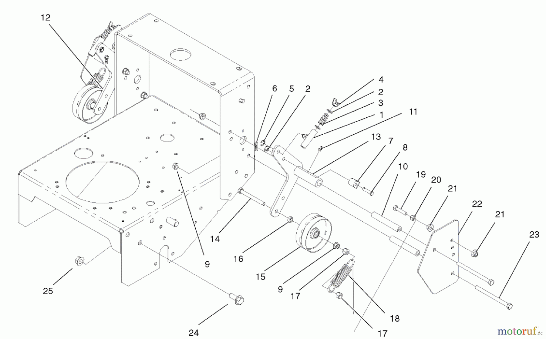 Rasenmäher für Großflächen 30334 - Toro Mid-Size ProLine Mower, Gear Drive, 17 hp, 52