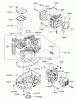 Spareparts CYLINDER/CRANKCASE ASSEMBLY KAWASAKI FH500V-AS30