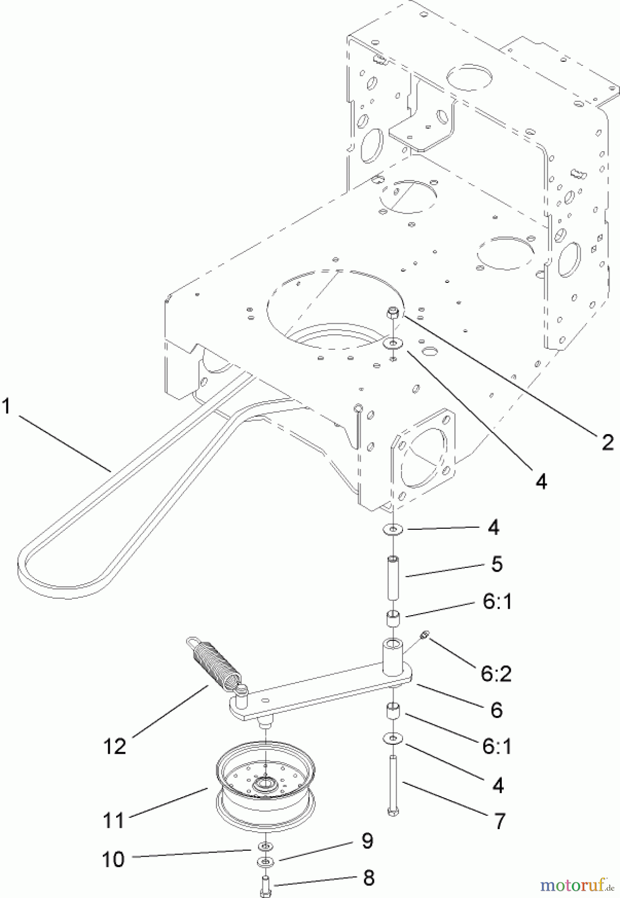 Rasenmäher für Großflächen 30440 - Toro Mid-Size ProLine Mower, Pistol Grip, Hydro Drive, 17 HP, 44