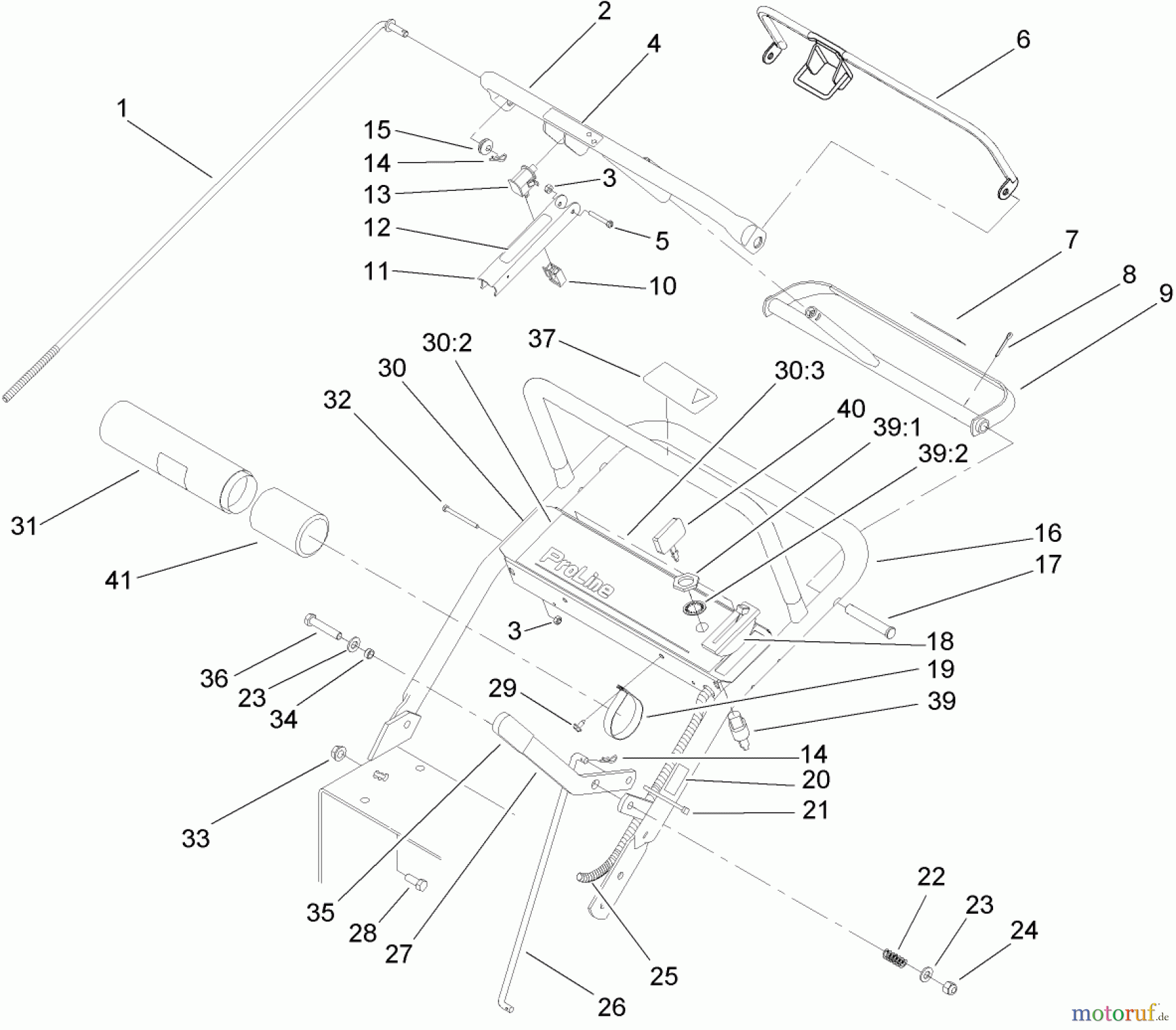 Rasenmäher für Großflächen 30694 - Toro Commercial 36