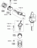 Spareparts PISTON AND CRANKSHAFT ASSEMBLY KAWASAKI FH430V-CS25