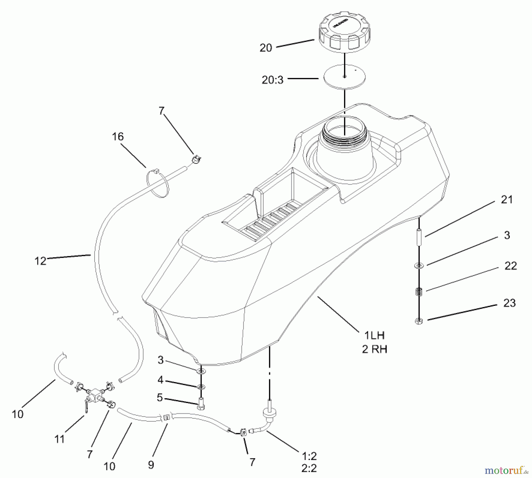  Zerto-Turn Mäher 74167 (Z153) - Toro Z Master Mower, 52