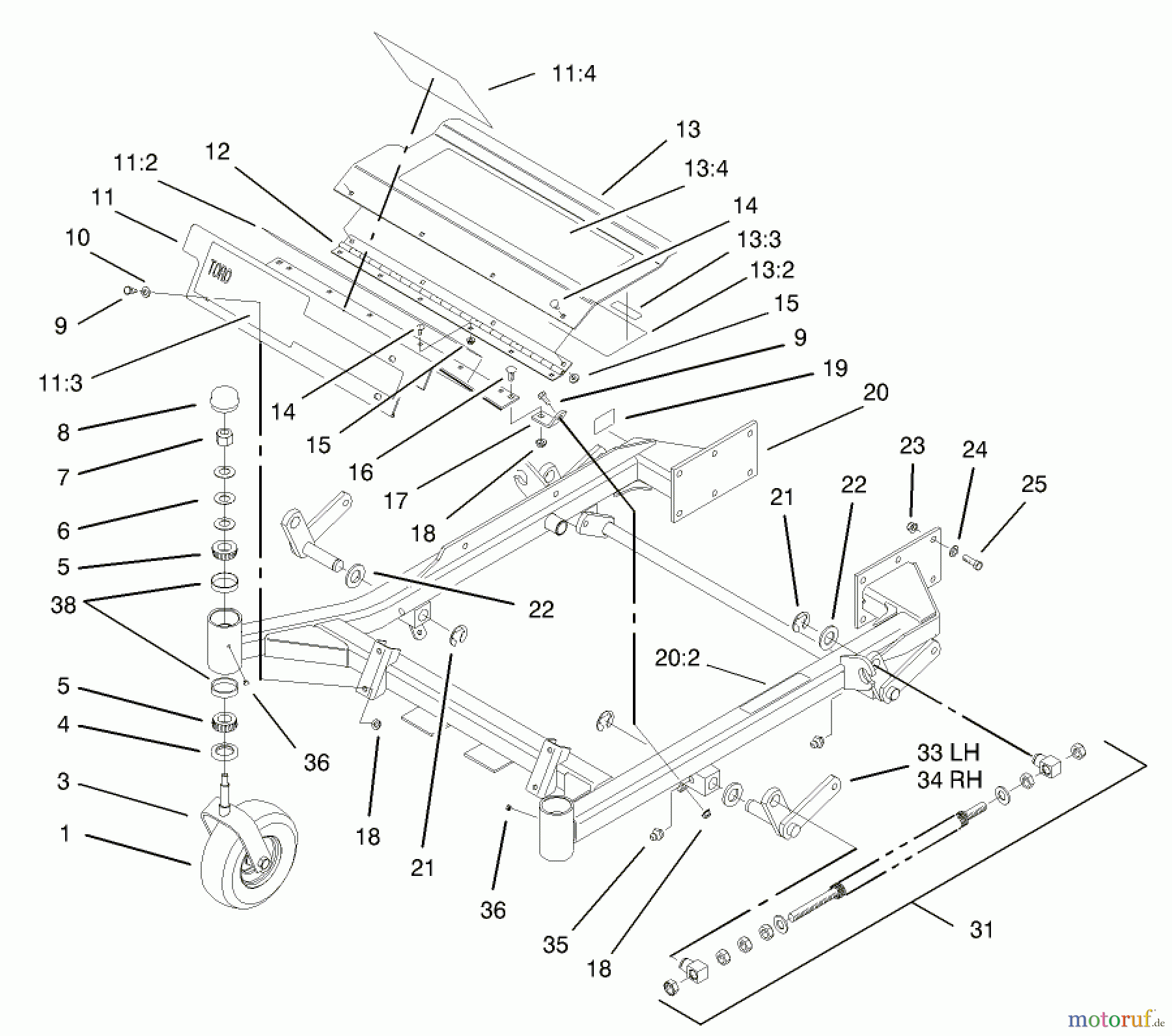  Zerto-Turn Mäher 74176 (Z147) - Toro Z Master Mower, 44