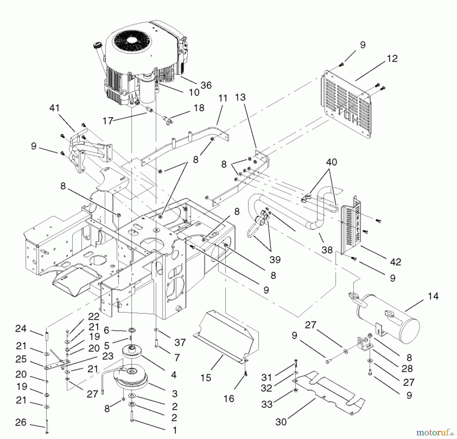  Zerto-Turn Mäher 74179 (Z149) - Toro Z Master Mower, 52