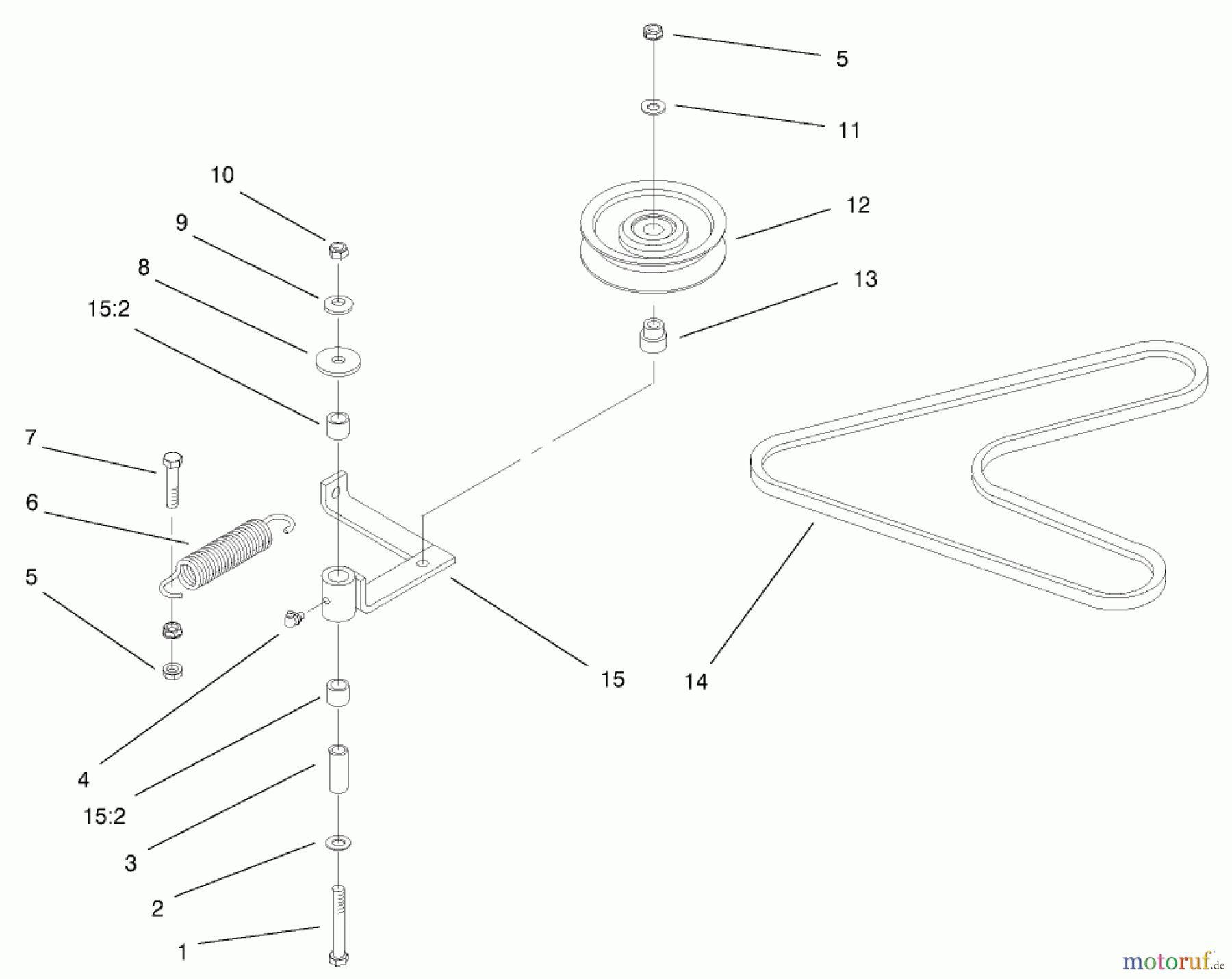  Zerto-Turn Mäher 74197 (Z153) - Toro Z Master Mower, 52