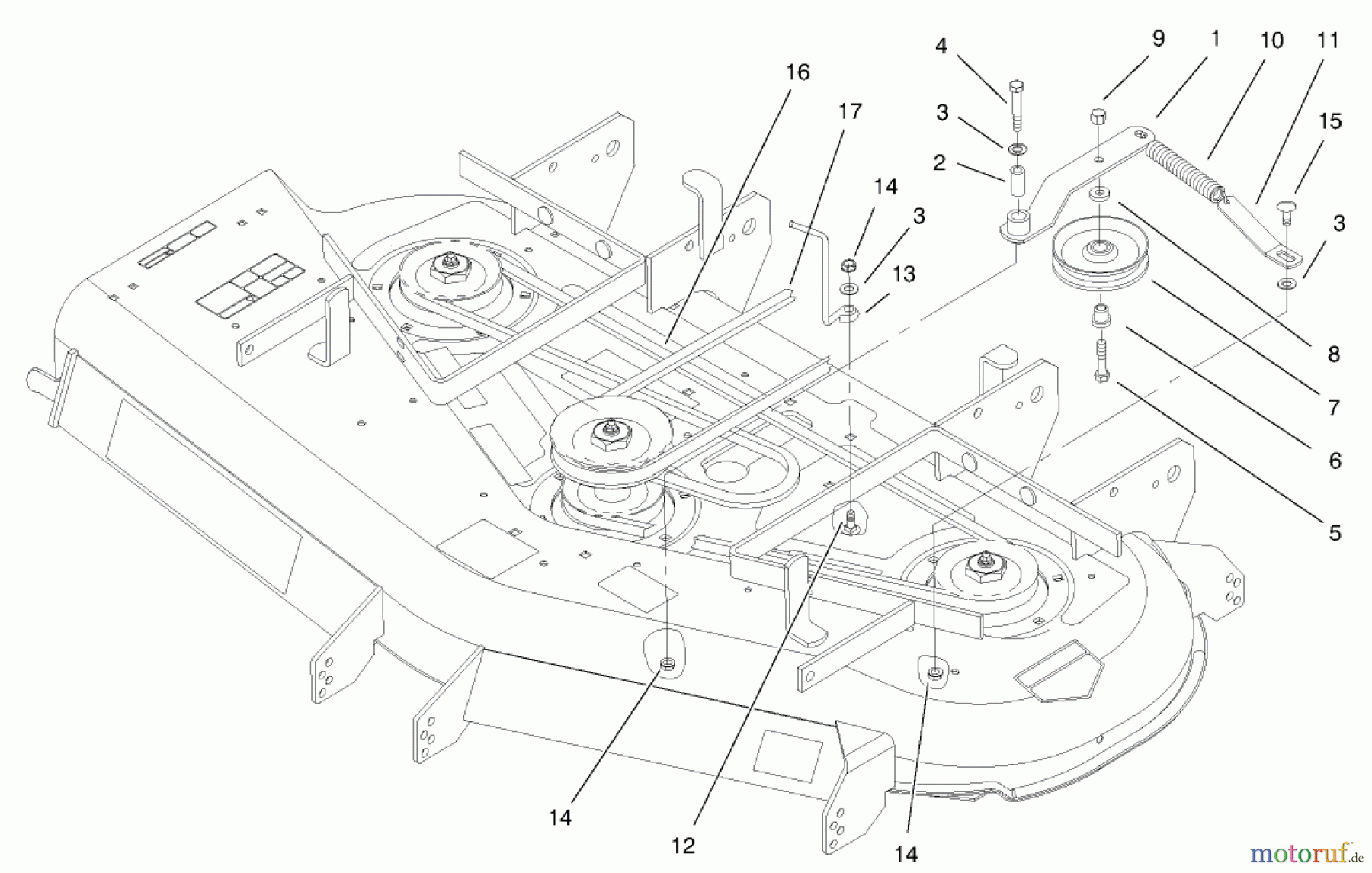  Zerto-Turn Mäher 74202 (Z253) - Toro Z Master Mower, 52