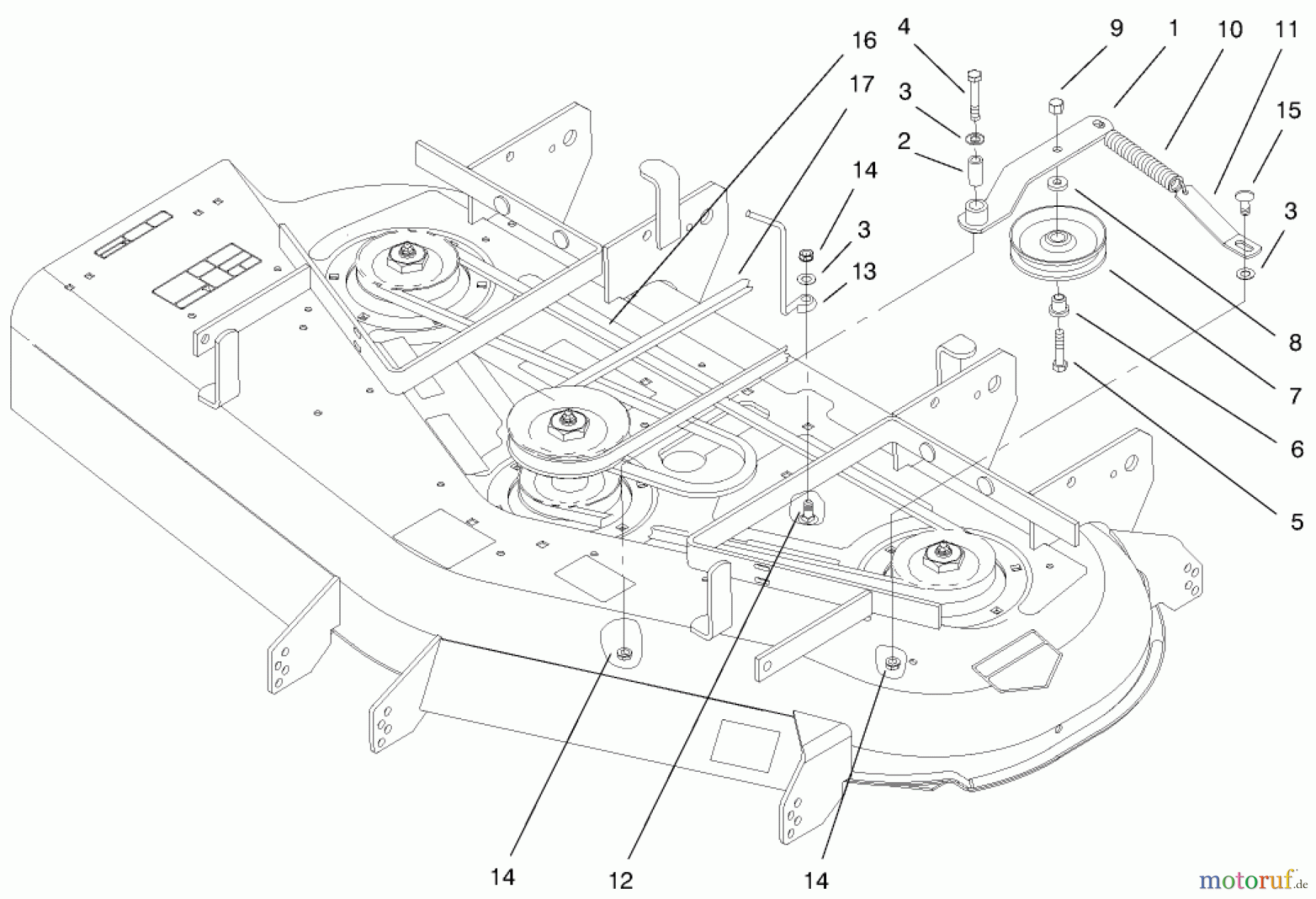 Zerto-Turn Mäher 74204 (Z255) - Toro Z Master Mower, 52