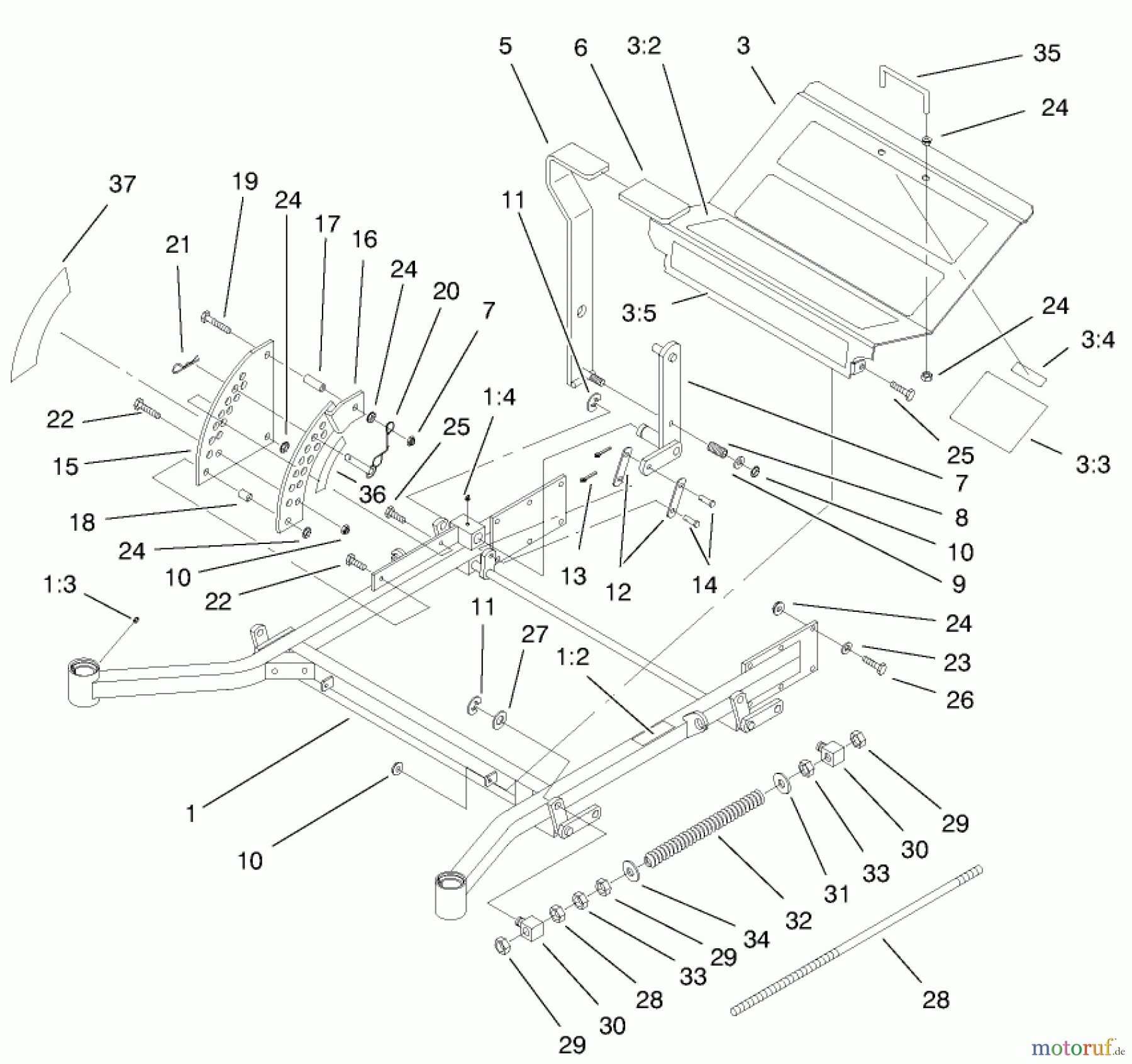 Zerto-Turn Mäher 74205 (Z255) - Toro Z Master Mower, 72