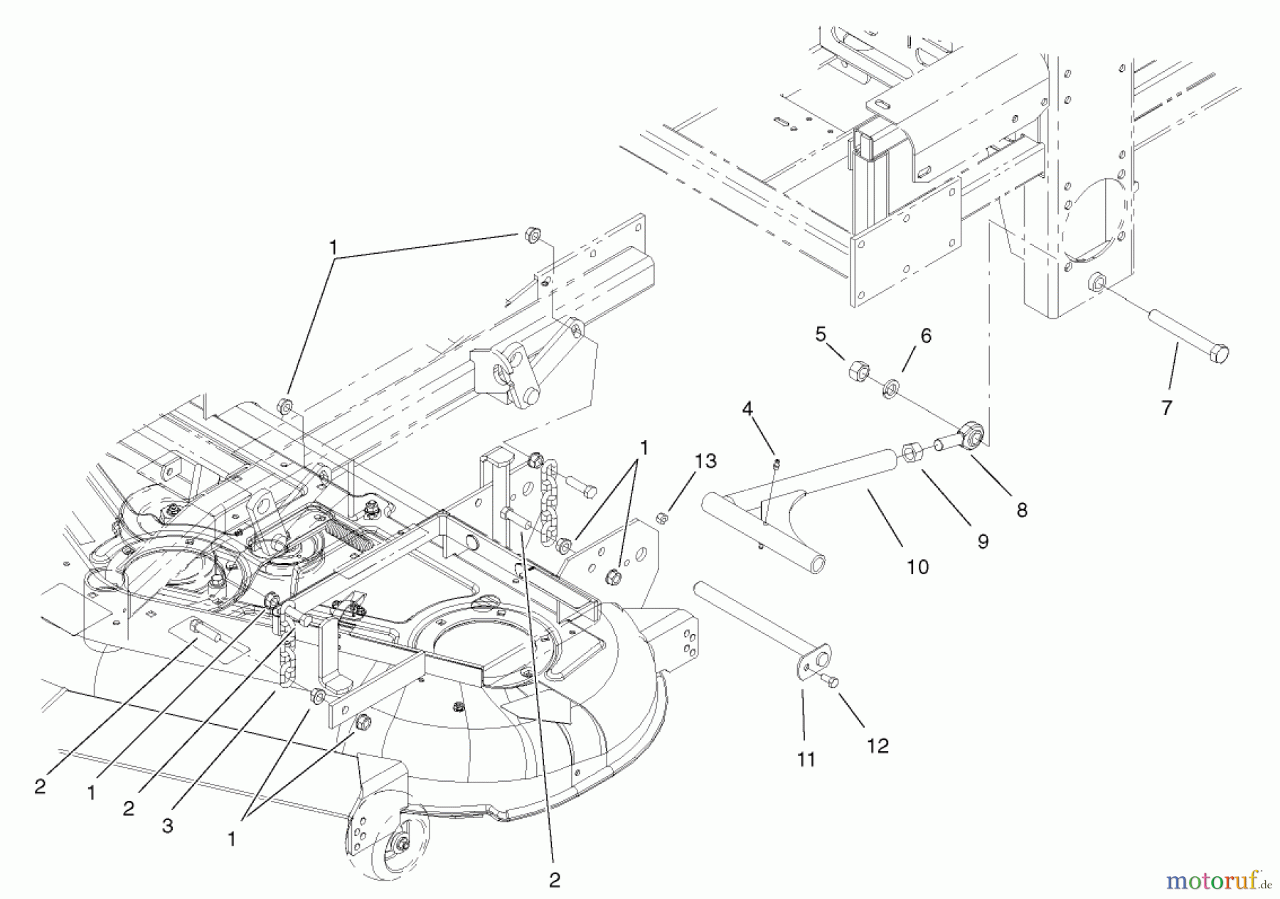  Zerto-Turn Mäher 74213 (Z287L) - Toro Z Master Mower, 62