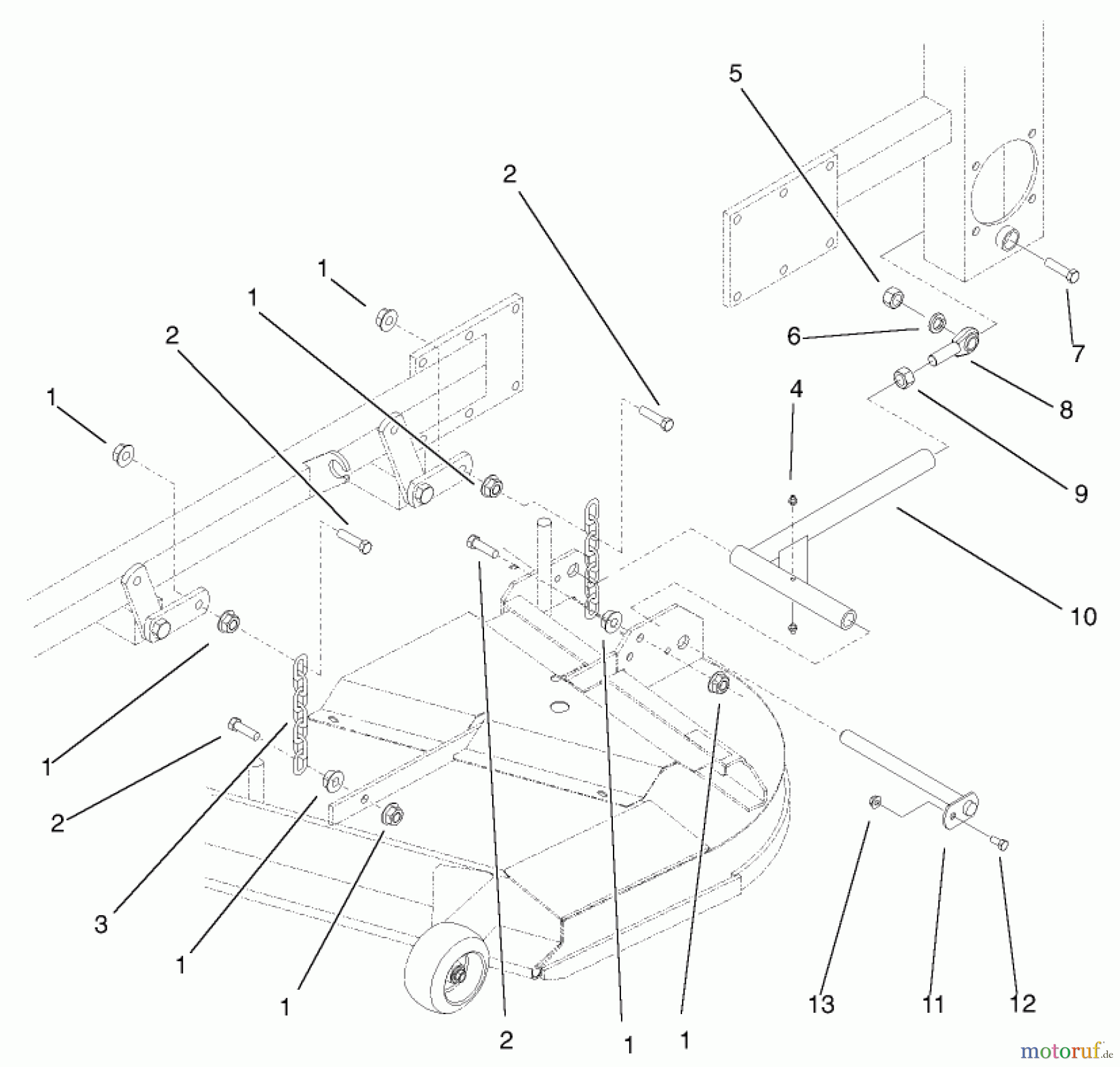  Zerto-Turn Mäher 74226 (Z255) - Toro Z Master Mower, 62