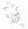 Spareparts GROUP 6-BLOWER HOUSING AND BAFFLE ASSEMBLY KOHLER CH25S-68695