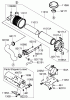 Spareparts AIR FILTER AND MUFFLER ASSEMBLY KAWASAKI FH770D-AS05