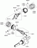 Spareparts PISTON AND CRANKSHAFT ASSEMBLY KAWASAKI FH770D-AS05