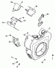 Spareparts BLOWER HOUSING AND BAFFLES ASSEMBLY (ENGINE: KOHLER CH26S EFI PS-78517)