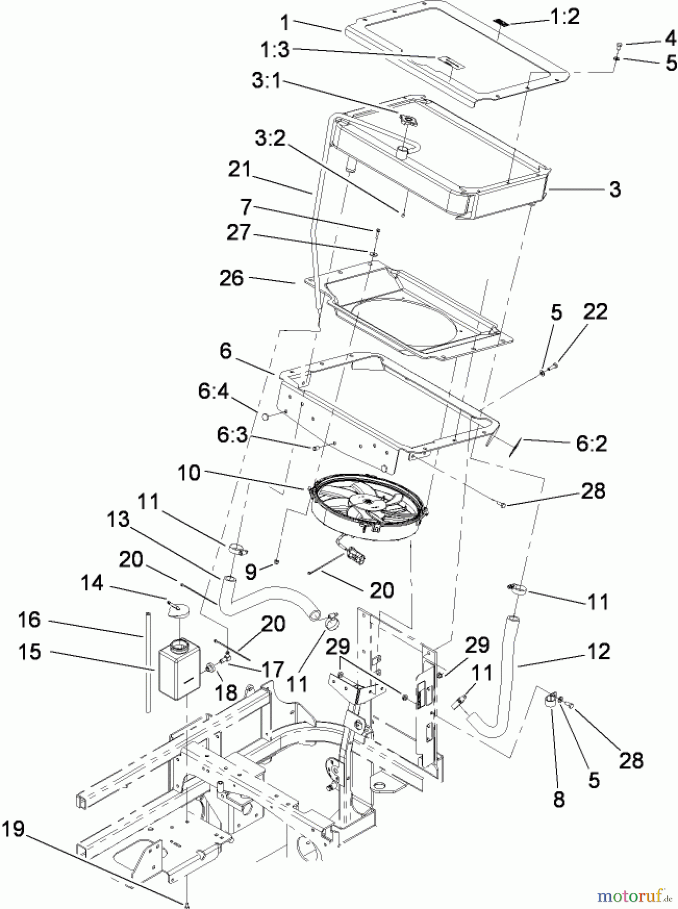 Zerto-Turn Mäher 74267 (Z580-D) - Toro Z Master Mower, 60