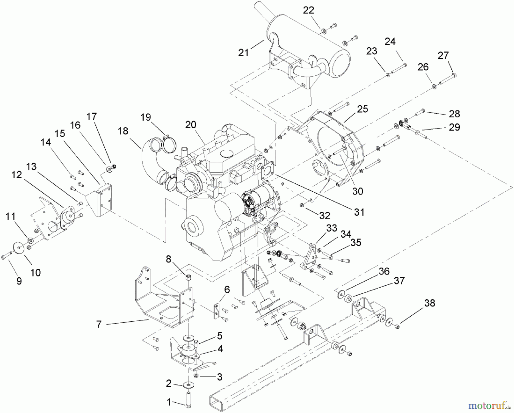  Zerto-Turn Mäher 74268 (Z597-D) - Toro Z Master Mower, 60