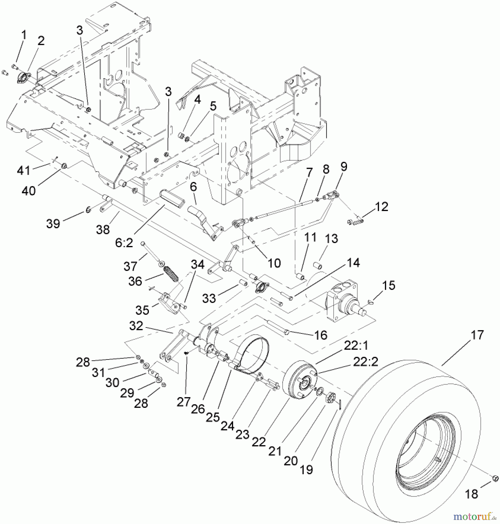  Zerto-Turn Mäher 74269 (Z597-D) - Toro Z Master Mower, 72