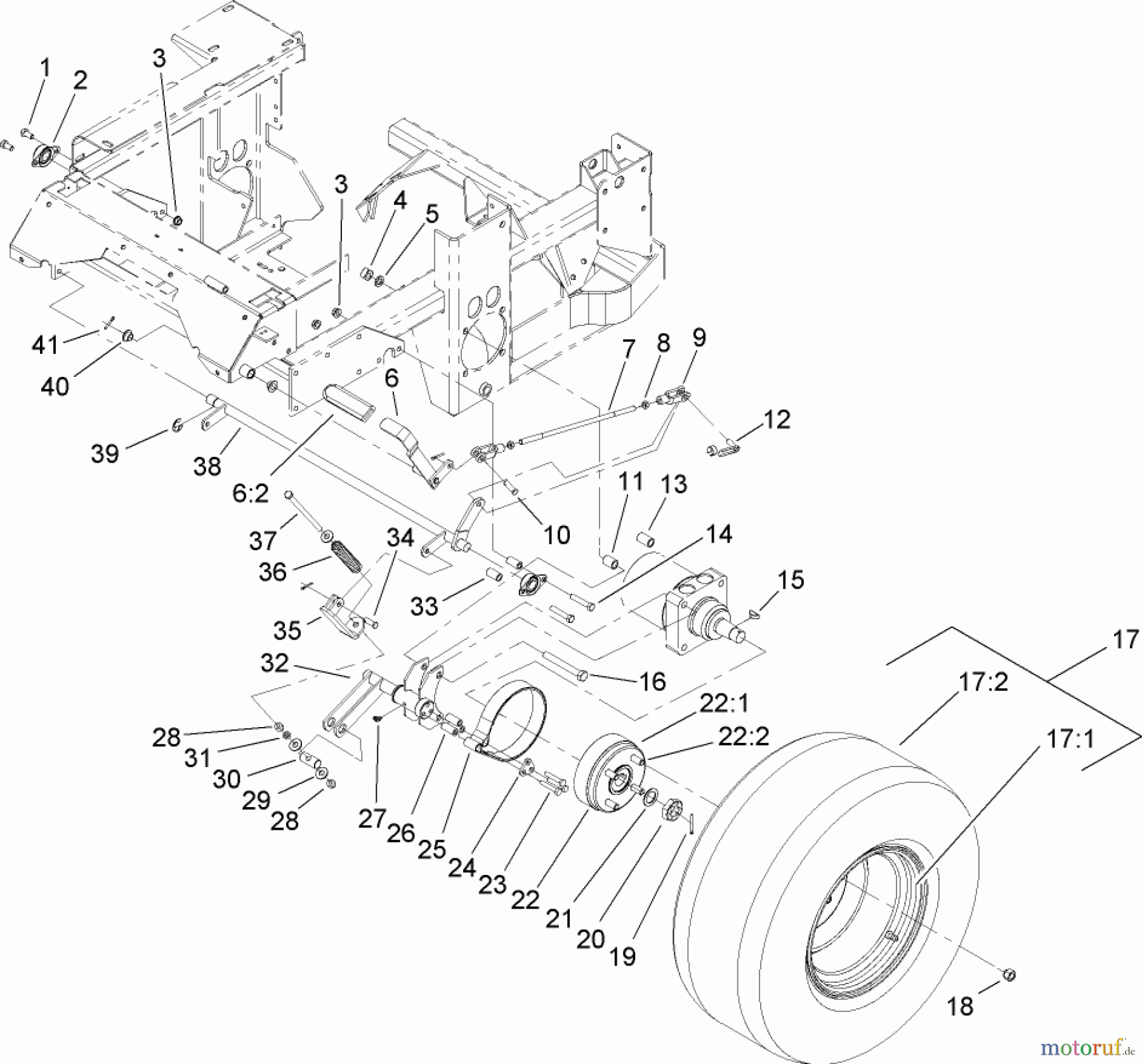  Zerto-Turn Mäher 74269 (Z597-D) - Toro Z Master Mower, 72