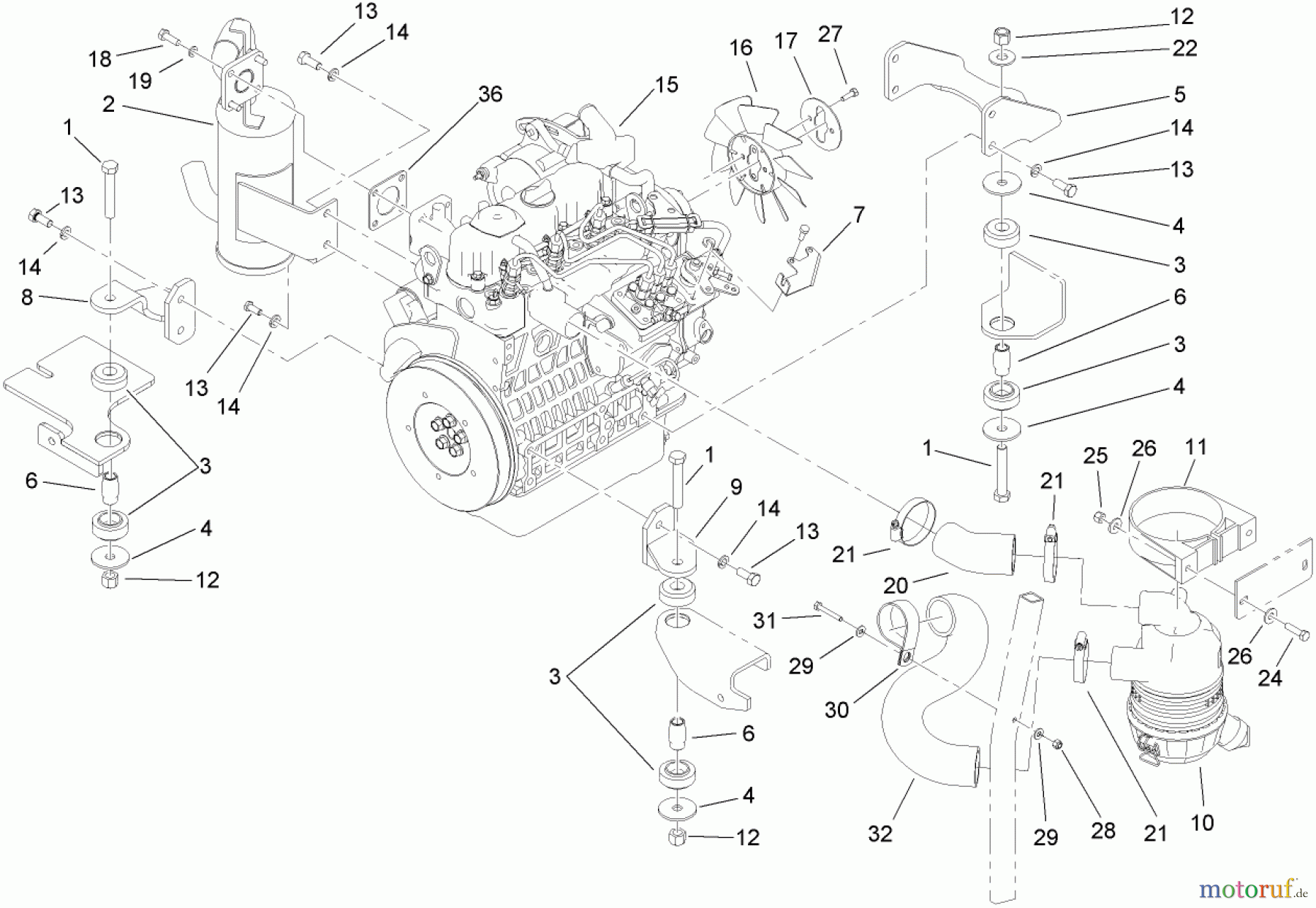 Zerto-Turn Mäher 74274 (Z595-D) - Toro Z Master Mower, 72