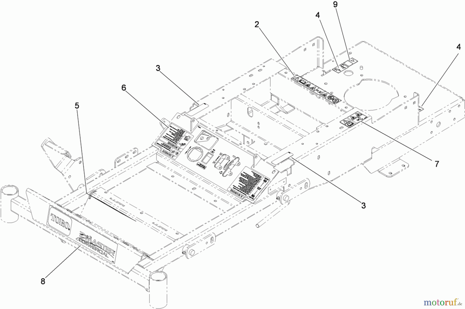  Zerto-Turn Mäher 74408 (Z300) - Toro Z Master Mower, 34