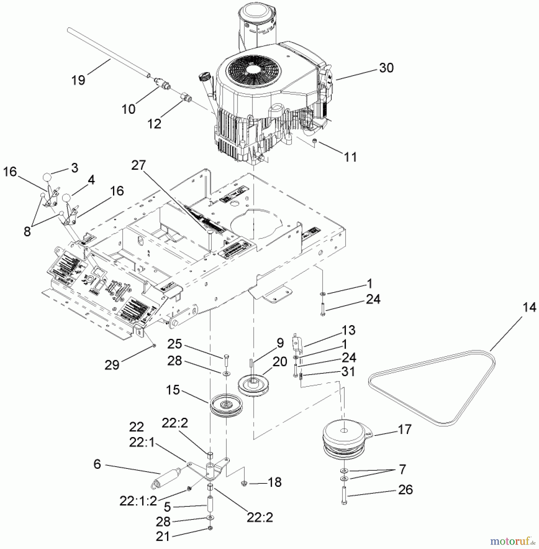 Zerto-Turn Mäher 74408 (Z334) - Toro Z Master Mower, 34