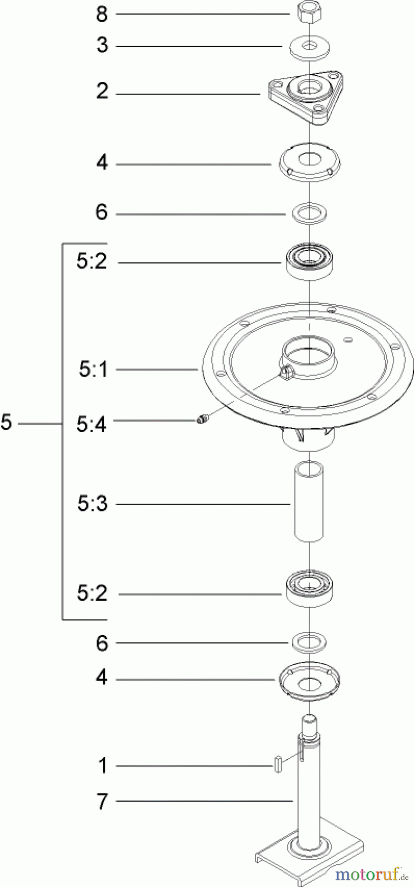 Zerto-Turn Mäher 74413 (Z449) - Toro Z Master Mower, 48