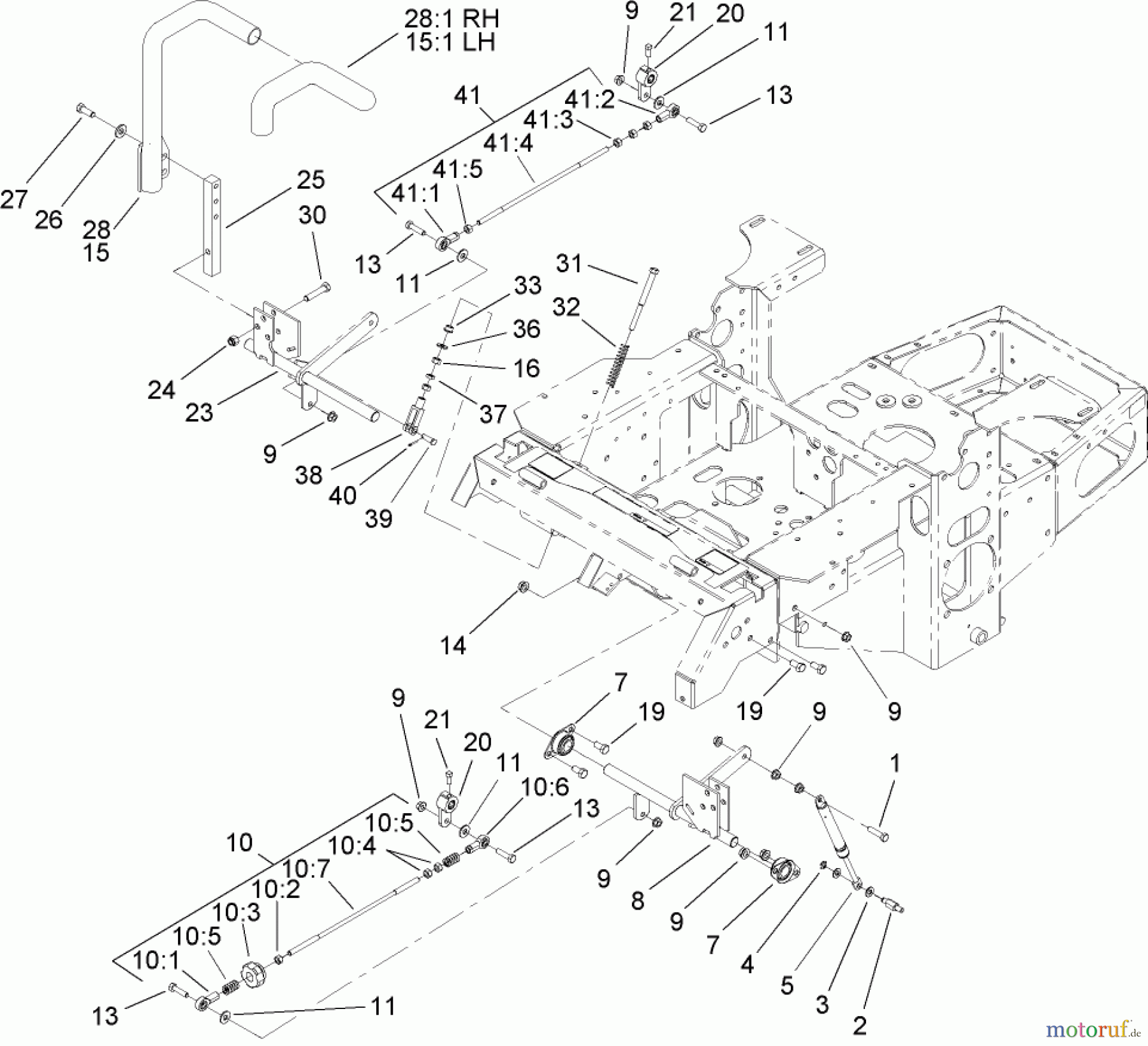Zerto-Turn Mäher 74417 (Z453) - Toro Z Master Mower, 48