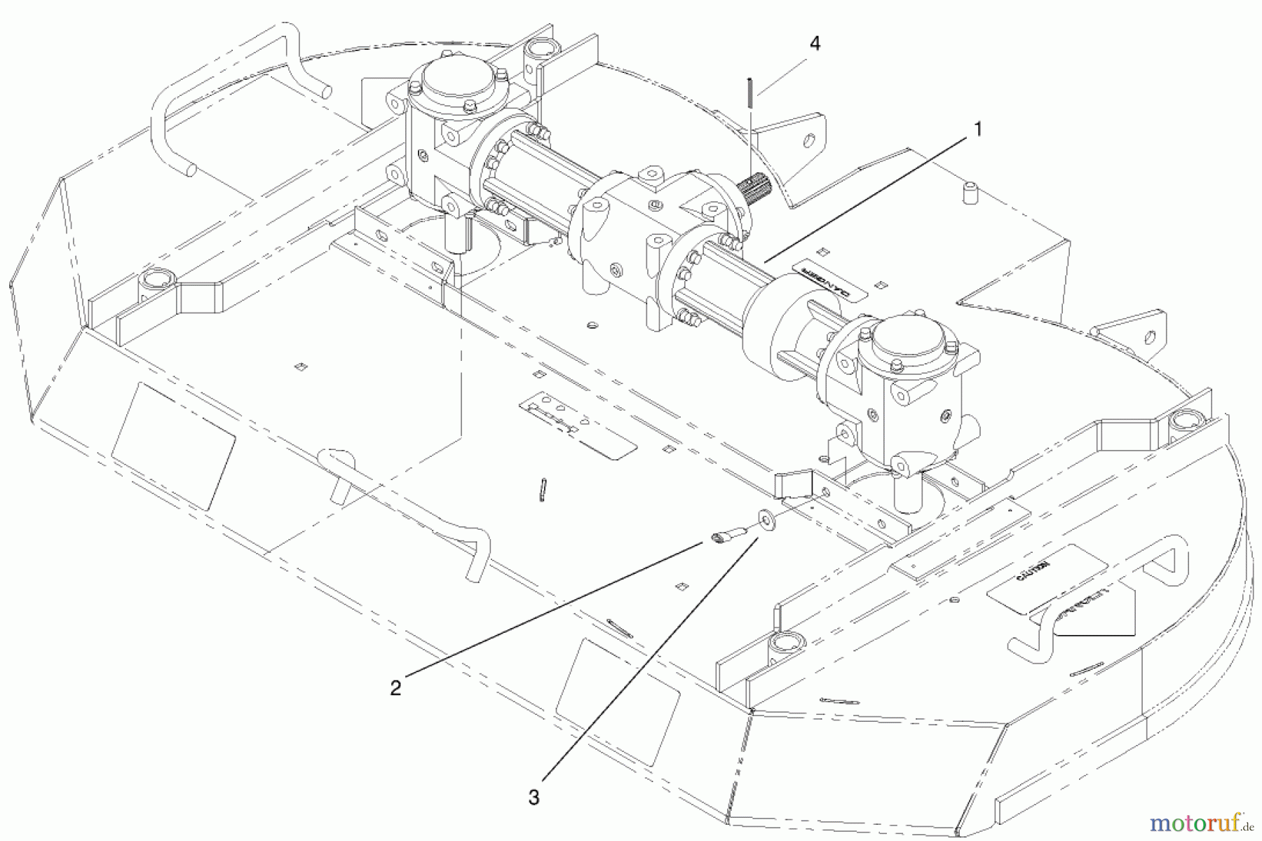Zerto-Turn Mäher 74805 (Z355) - Toro Z Master 48