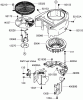 Spareparts COOLING EQUIPMENT ASSEMBLY KAWASAKI FH580V-AS40-R